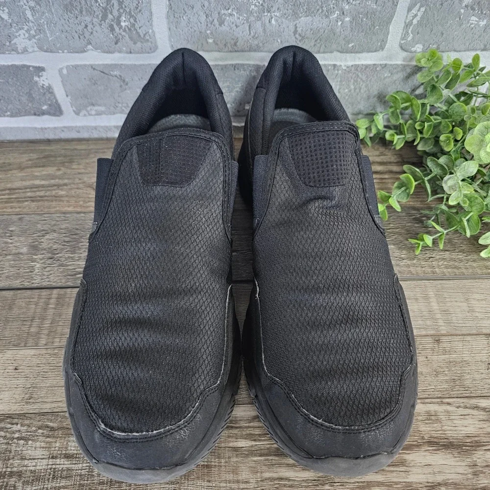 Skechers Skech-Flex 2.0 Mens Slip On Shoes Black 52621 BBK Size 12‎ Comfort